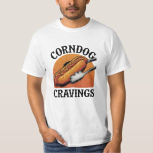 Camiseta Celebrar Snacks com Arte Única Corndog