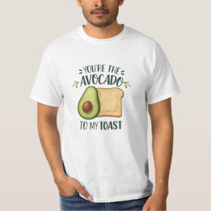 Camiseta Celebrar Víbias Saudáveis com Arte Avocado