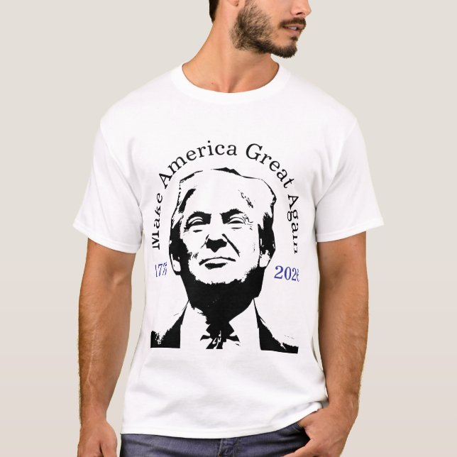 Camiseta Celebrate America 250 and President Trump #16 (Frente)