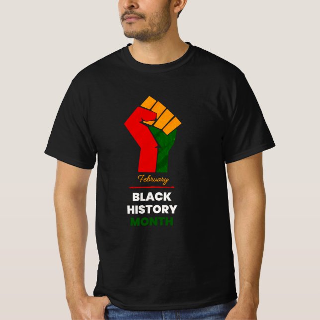 Camiseta Celebrate Black History Month (Frente)