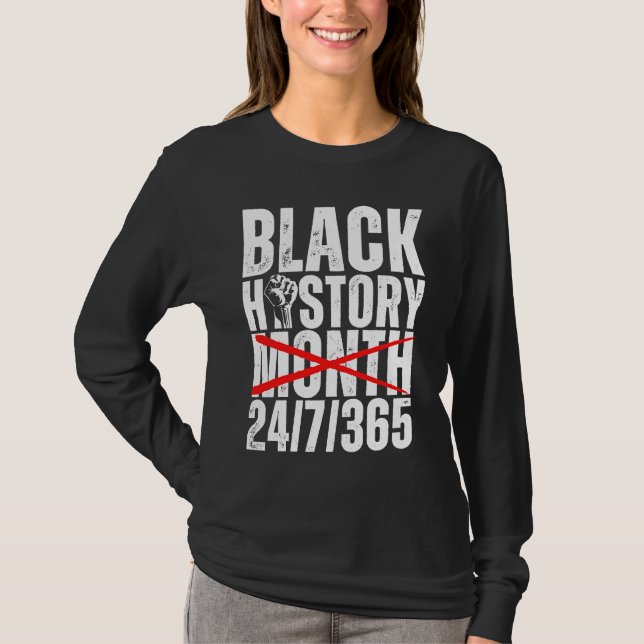 Camiseta Celebrate Black History Month 247 African American (Frente)