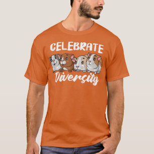 Camiseta Celebrate Diversity Guinea Pigs Guinea Pig Lover K
