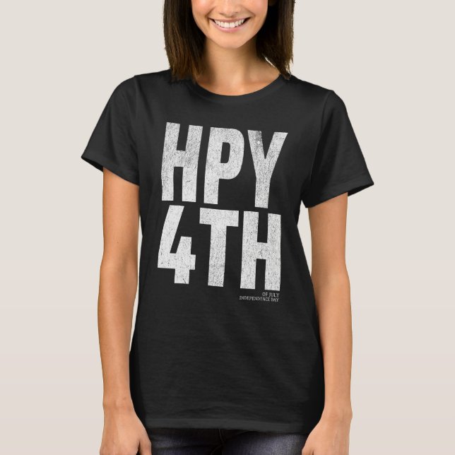 Camiseta Celebrate Independence Day with July 4 Happy 4th F (Frente)