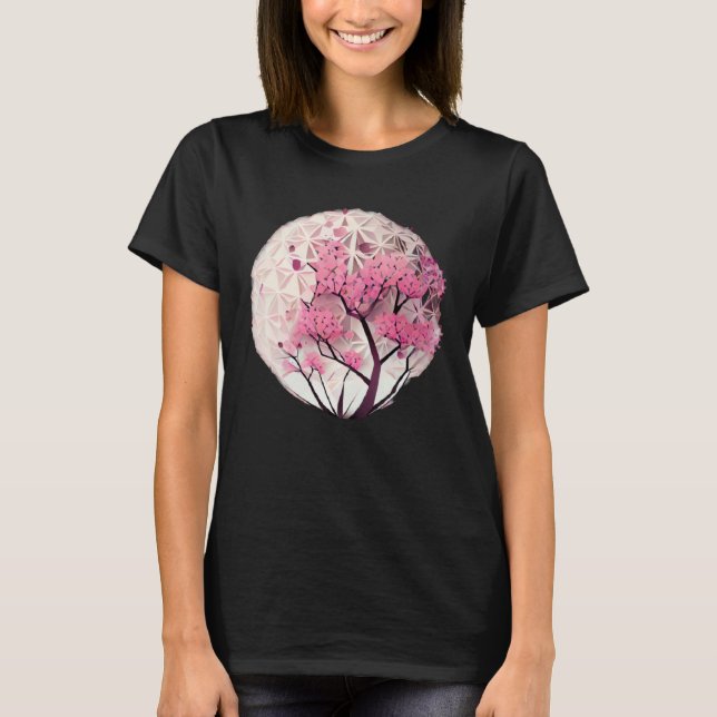 Camiseta Celebrate Life and Renewal with a Cherry Blossom G (Frente)