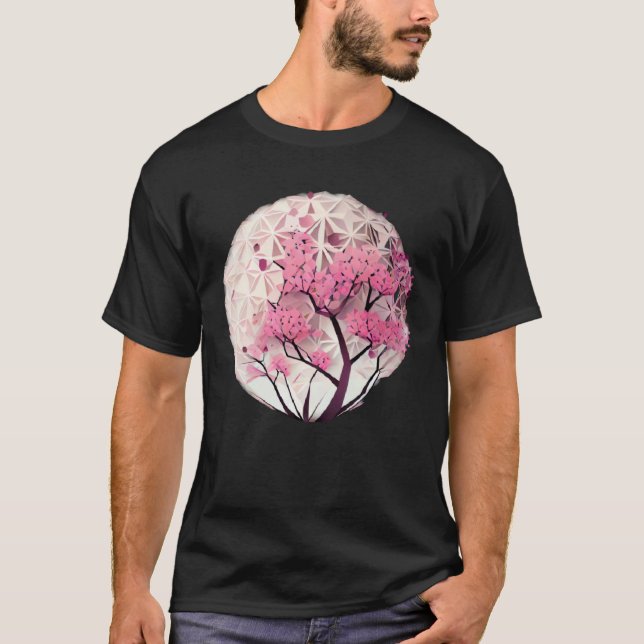 Camiseta Celebrate Life and Renewal with a Cherry Blossom G (Frente)