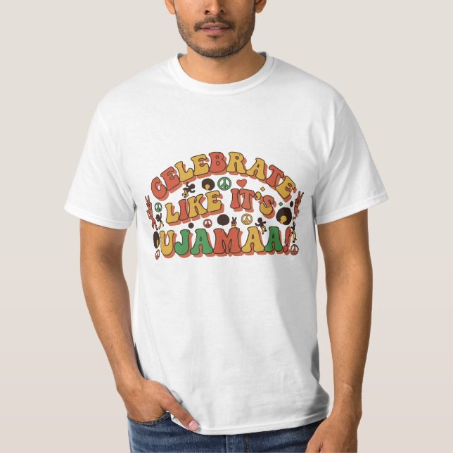 Camiseta Celebrate Like It's Ujamaa T-Shirt (Frente)