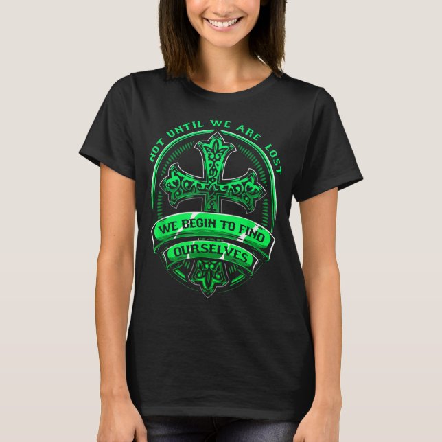 Camiseta Celebrate Recovery Christian Cross Quote Apparel (Frente)