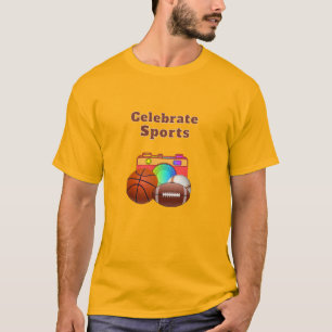 Camiseta Celebrate Sports Gold