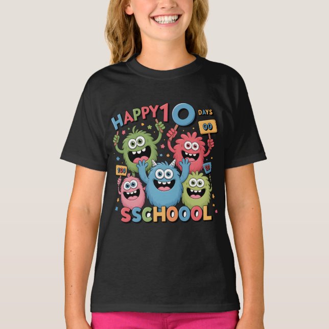 Camiseta Celebrating 100 Days of School T-Shirt (Frente)