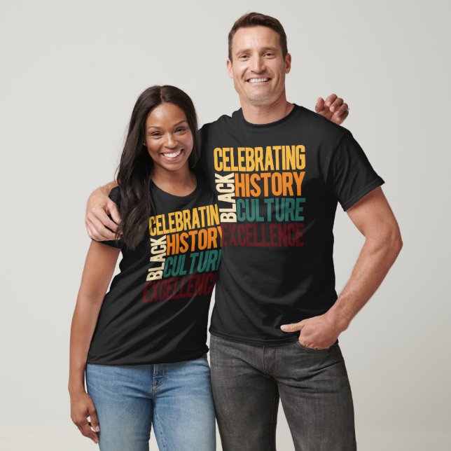 Camiseta Celebrating Black History Culture Excellence (Unissex)