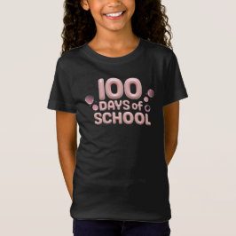Camiseta Celebration 100 Days of School Girls' Fine Jersey 