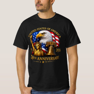 Camiseta Celebre 250 Anos de Liberdade! 🇺🇸