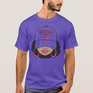 Camiseta Celebre 50 Anos de Música Rap Cultura Hip Hop fr