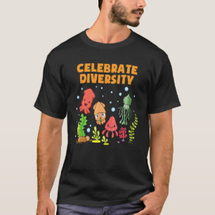 Camiseta Celebre a Diversidade Polvo Choco Lula