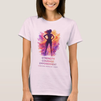 Camiseta Celebre a Força – Dia Internacional da Mulher 8 de