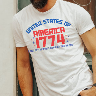 Camiseta Celebre a independência dos EUA 250º patriótico 4