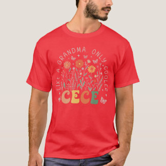 Camiseta Celebre Como uma Avó, Só que Mais Legal Mãe de Flo
