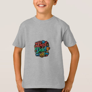 Camiseta "Celebre o Pai "Melhor Pai de Todos" 