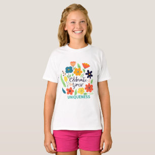 Camiseta Celebre Sua Unicidade - Design Inspirador