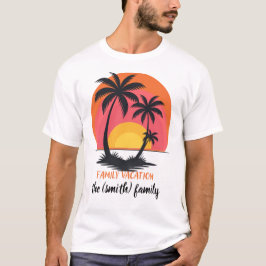 Camiseta Celebre sua viagem de verão em família com este es