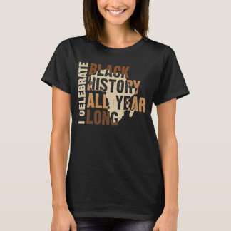 Camiseta Celebro História Negra O Ano Todo História Negra M