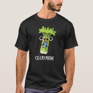 Camiseta Celeiro Celular Engraçado Aipo Engraçado Veggie Pu