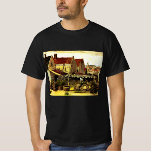 Camiseta Celeiro de Secagem de Peixes por Vincent van Gogh