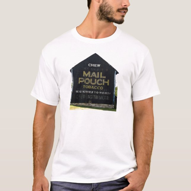 Camiseta Celeiro do tabaco do malote de correio da (Frente)