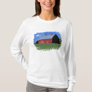 Camiseta Celeiro vermelho no condado de Latah, estado de Id