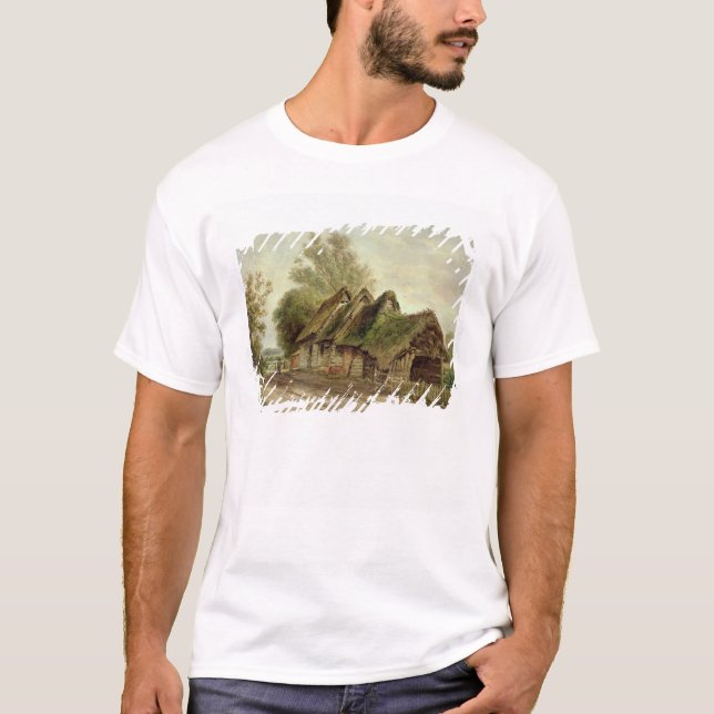 Camiseta Celeiros em Flatford (óleo em canvas) (Frente)
