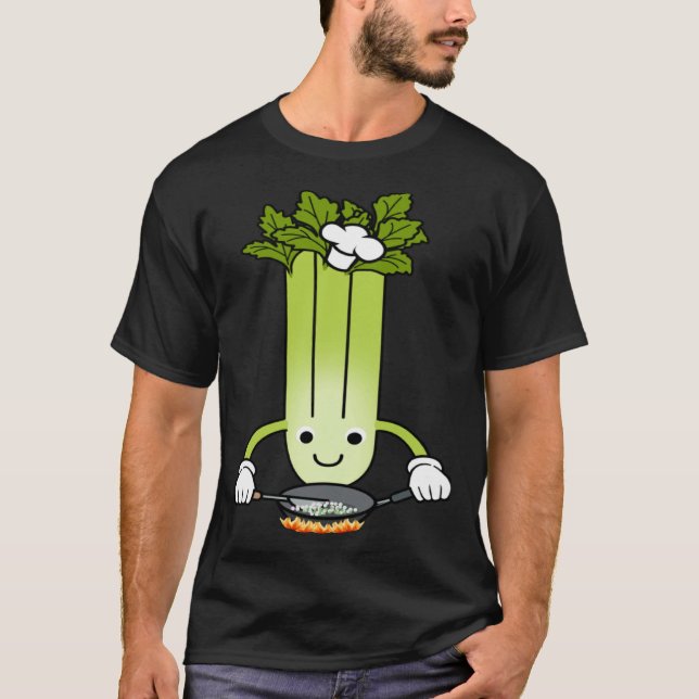Camiseta Celery Chef Ironic Saying Leek Vegetables (Frente)