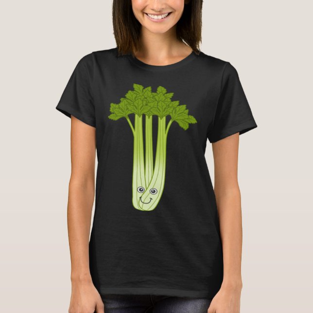 Camiseta Celery Fan Ironic Saying Vegetables Leek Food (Frente)