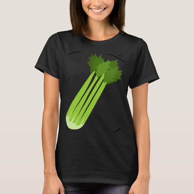 Camiseta Celery Squad Ironic Saying Leek Vegetable Food (Frente)