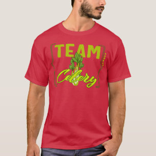Camiseta Celery Team Gardening Celery Farmer Vegan Saudável