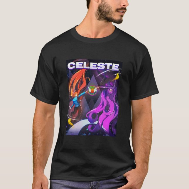 Camiseta Celeste - Clássico do Jogo Indie (Frente)