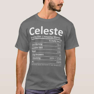 Camiseta Celeste Nutrition Nome Personalizado Amigos engraç