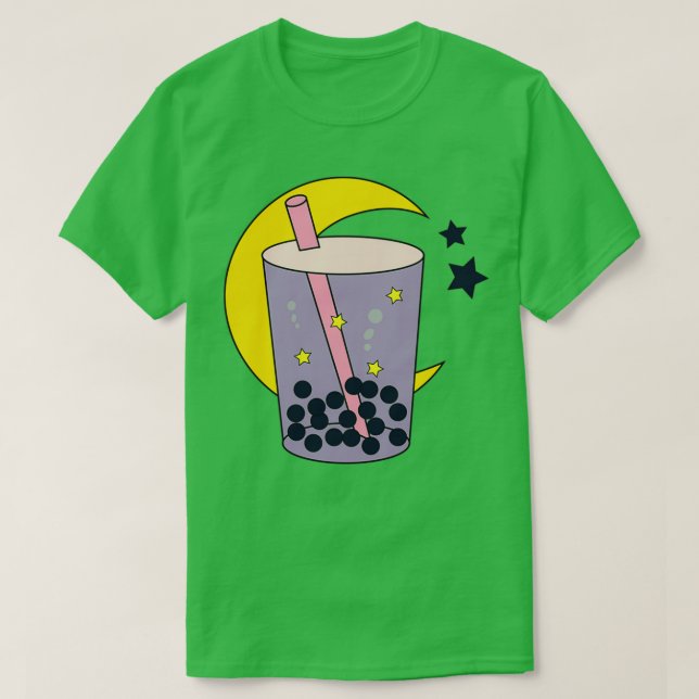 Camiseta Celestial Bubble Tea (Frente do Design)