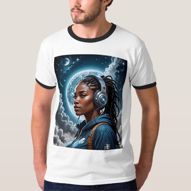 Camiseta Celestial Dreamer Space Vibes Tee Graphic (Frente)