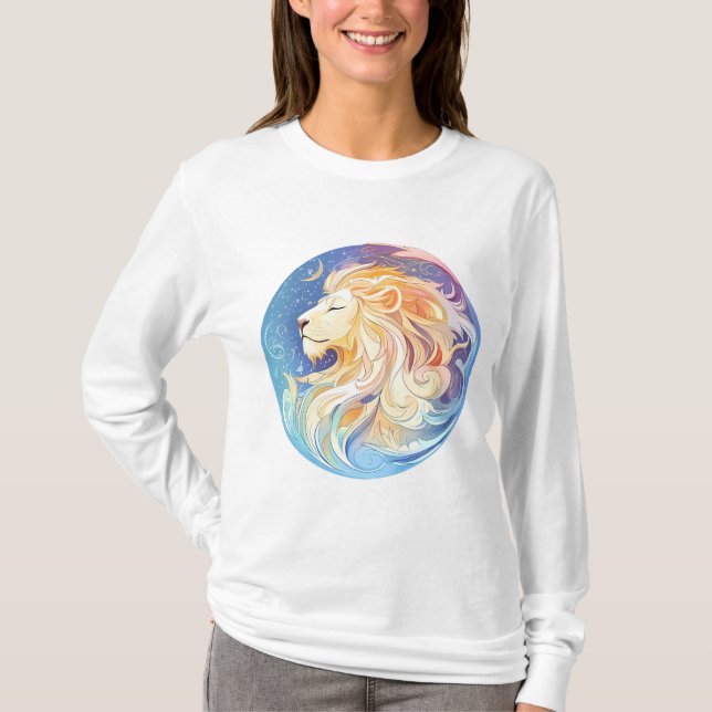 Camiseta Celestial Leo Majestade (Frente)