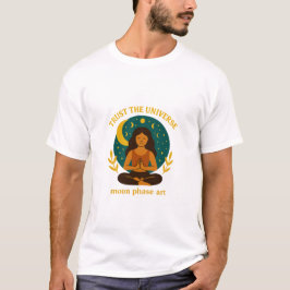 Camiseta Celestial Mindful Moon Design