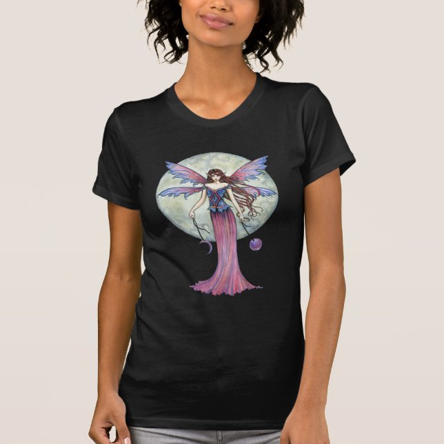 Camiseta Celestial Moon Fairy por Molly Harrison (Frente)