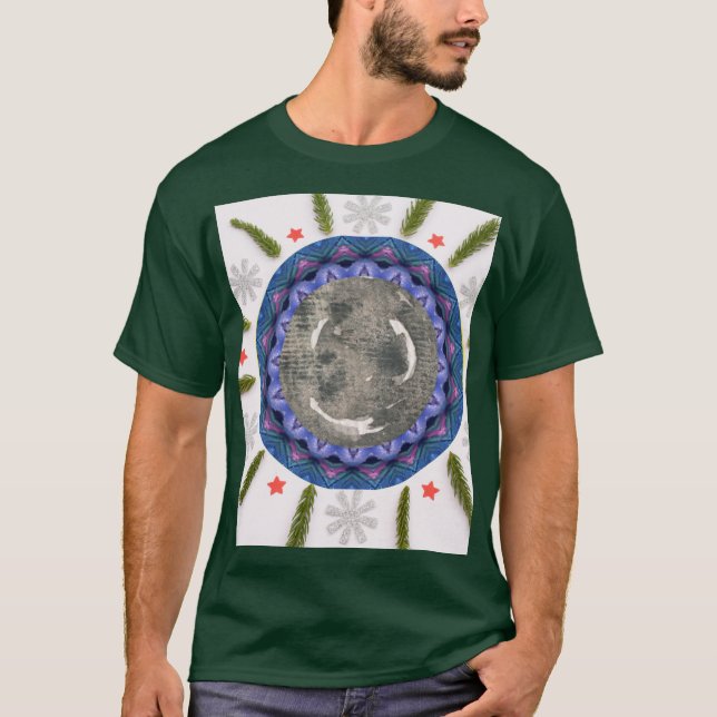 Camiseta Celestial Moon Mandala (Frente)