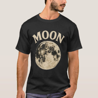 Camiseta Celestial Moon Phase T-Shirt – Minimal & Cosmic