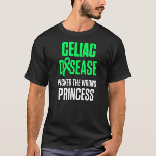 Camiseta Celiac Doença Sensibilização Sobrevivente Guerreir