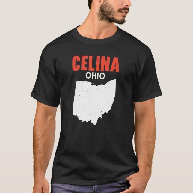 Camiseta Celina Ohio USA State America Travel Ohioan (Frente)