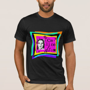 Camiseta Celine Dion - arte pop