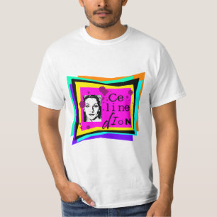 Camiseta Celine Dion - arte pop