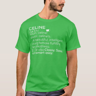 Camiseta Celine Nome Celine Definição Celine Nome feminino