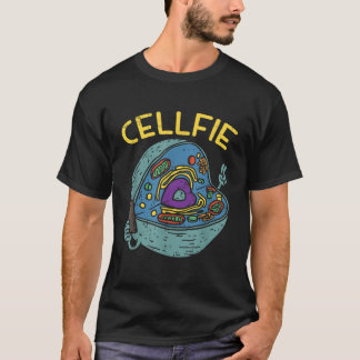 Camiseta Cell Fie Funny Cellfie Selfie Science Biology Teac