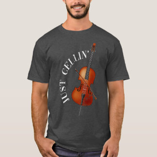 Camiseta Cellist Cote Apenas a Orquestra Celular Cello